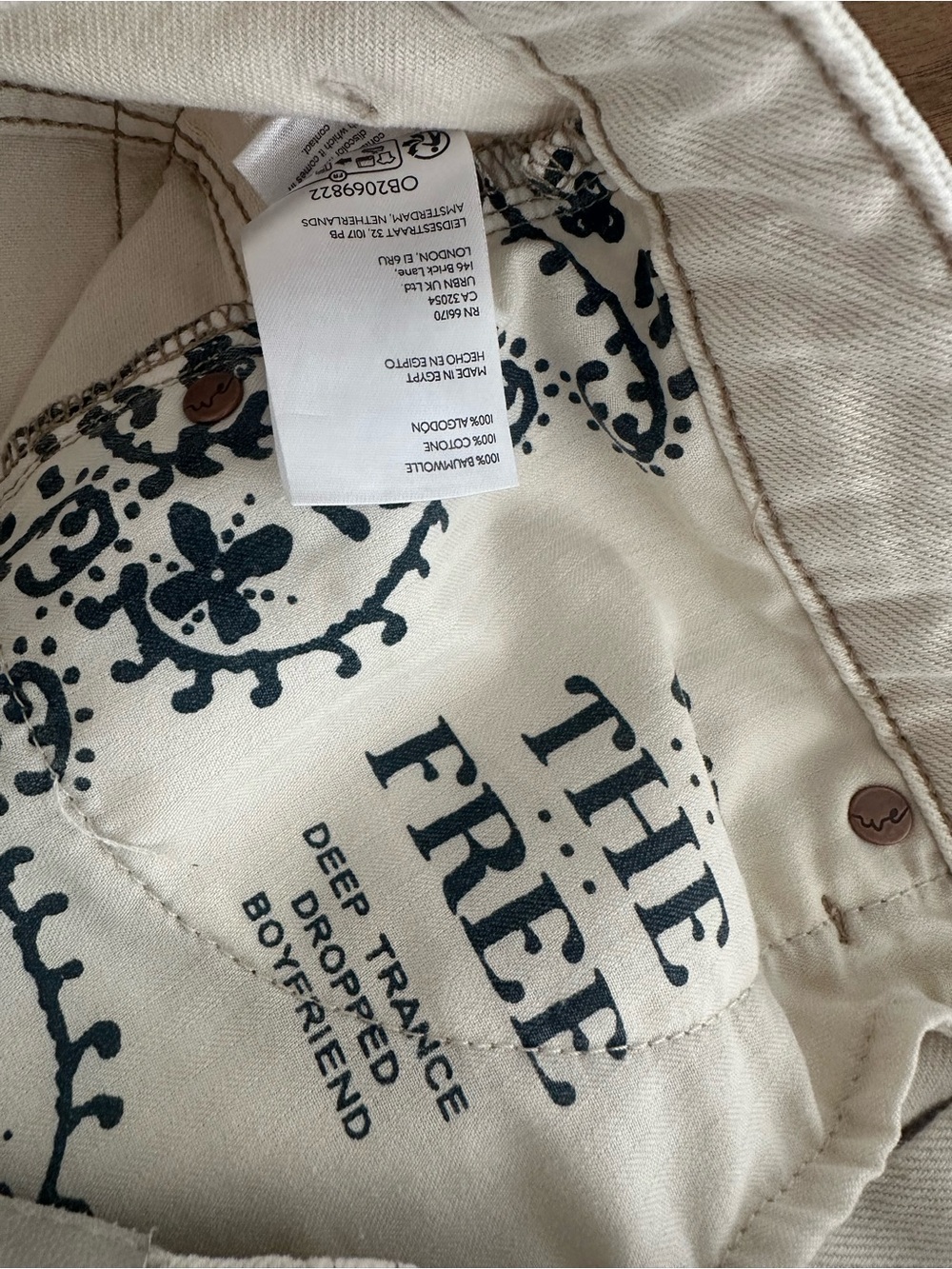 We The Free Deep Trance Dropped Boyfriend Jeans Distres - Picture 8 of 11
